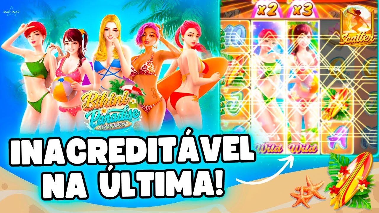 Bikini Paradise, PG Slots, slots online, jogo de azar, recursos especiais